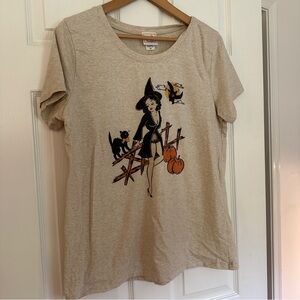 Halloween pinup tee Size 3X Mischief Managed